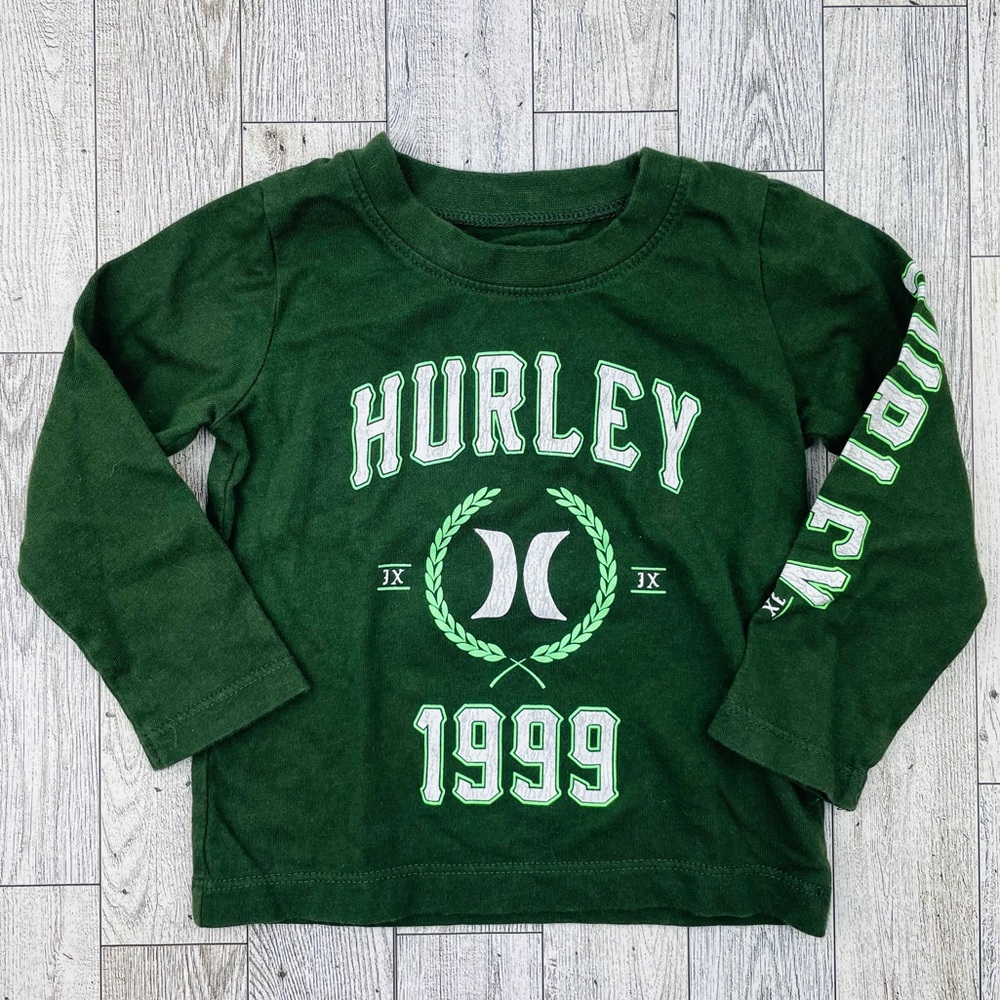 Hurley green 1999 long sleeve t-shirt